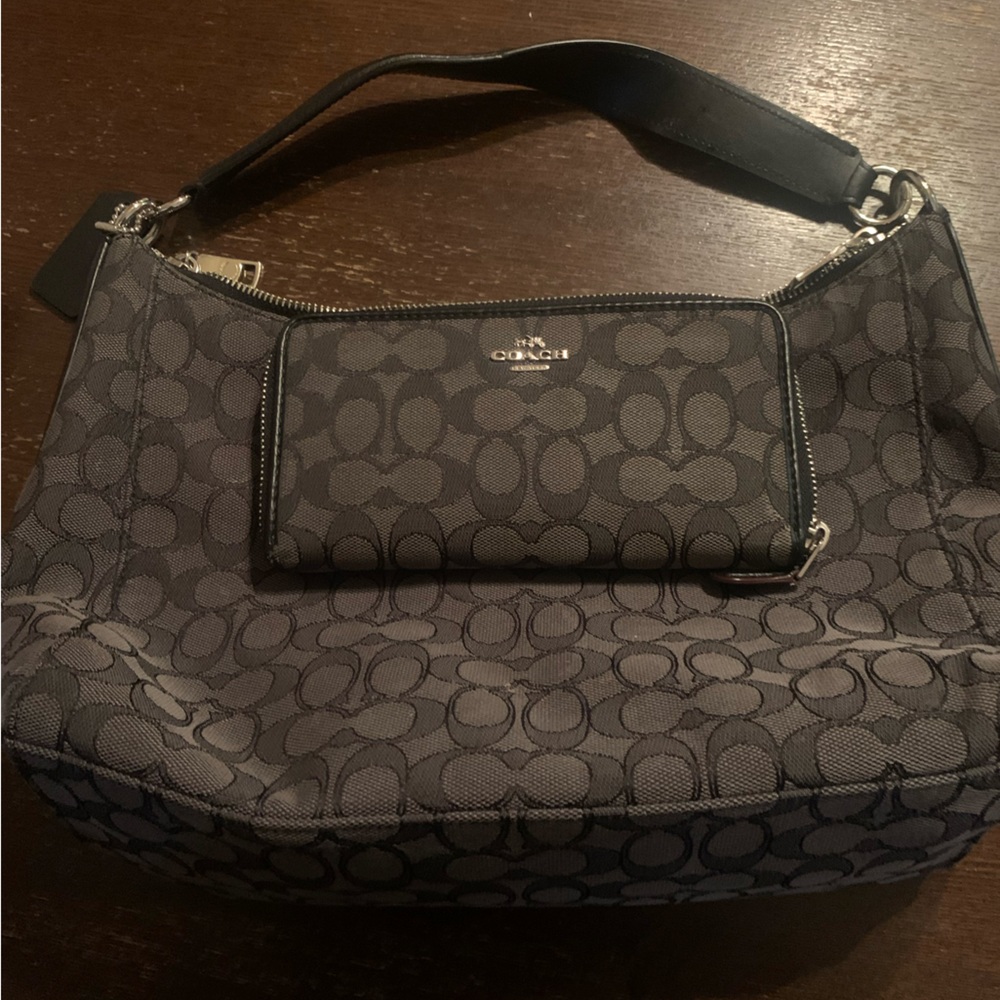 Coach purse with matching wallet